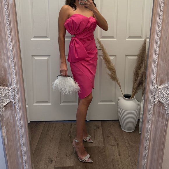 Vintage 1980'S Climax for David Howard Cocktail Dress by Karen Okada Size 7/8 - Picture 1 of 12